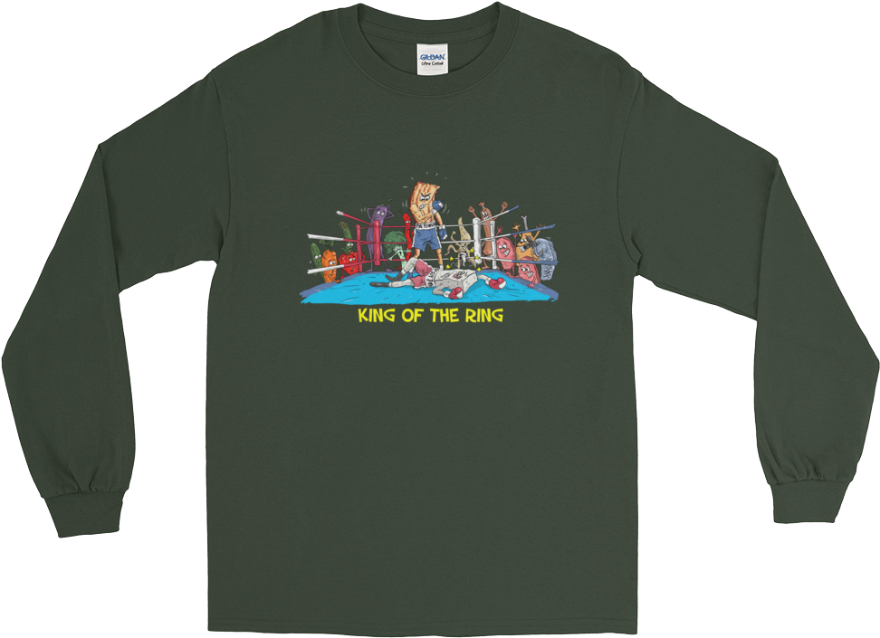 King Of The Ring 2 Long Sleeve T-shirt (1000x1000), Png Download