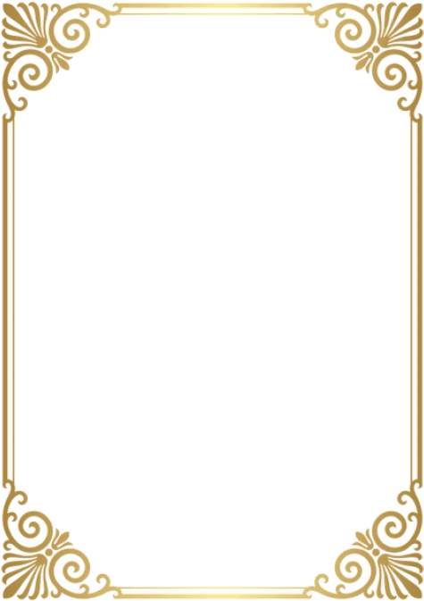 Border Frame Transparent Png (480x680), Png Download