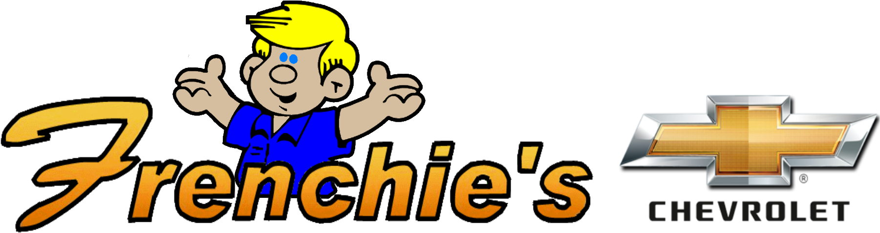 Frenchies Chevrolet - Chevrolet New (1824x502), Png Download
