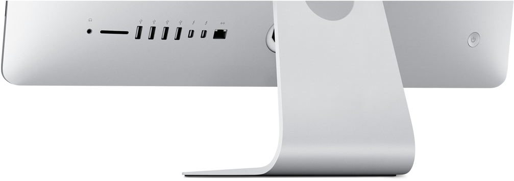 Imac 2015 Ports - Imac 2017 Ports (1016x354), Png Download