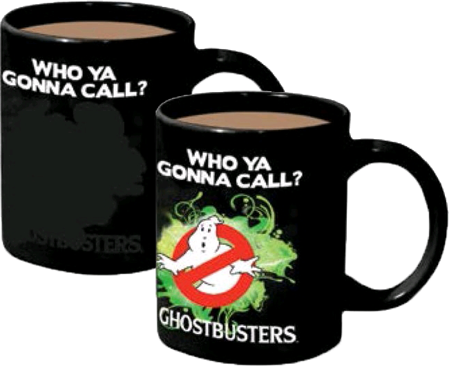 Heat Changing Mug - 50 Fifty Ghostbusters Heat Change Mug (650x529), Png Download