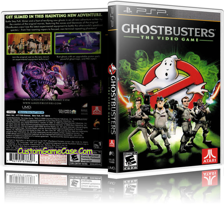 Ghostbusters The Video Game - Ghostbusters - The Video Game (bilingual Cover) (800x685), Png Download