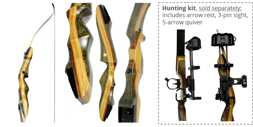 Spyder Takedown Recurve Bow And Arrow By Southwest (983x495), Png Download