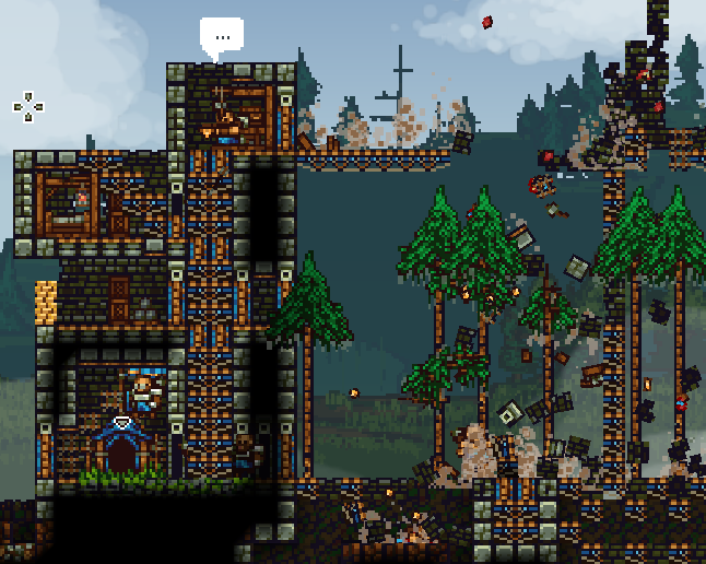 Seeing Structures Meet Their Demise At The Hands Of - Pc Game (646x516), Png Download