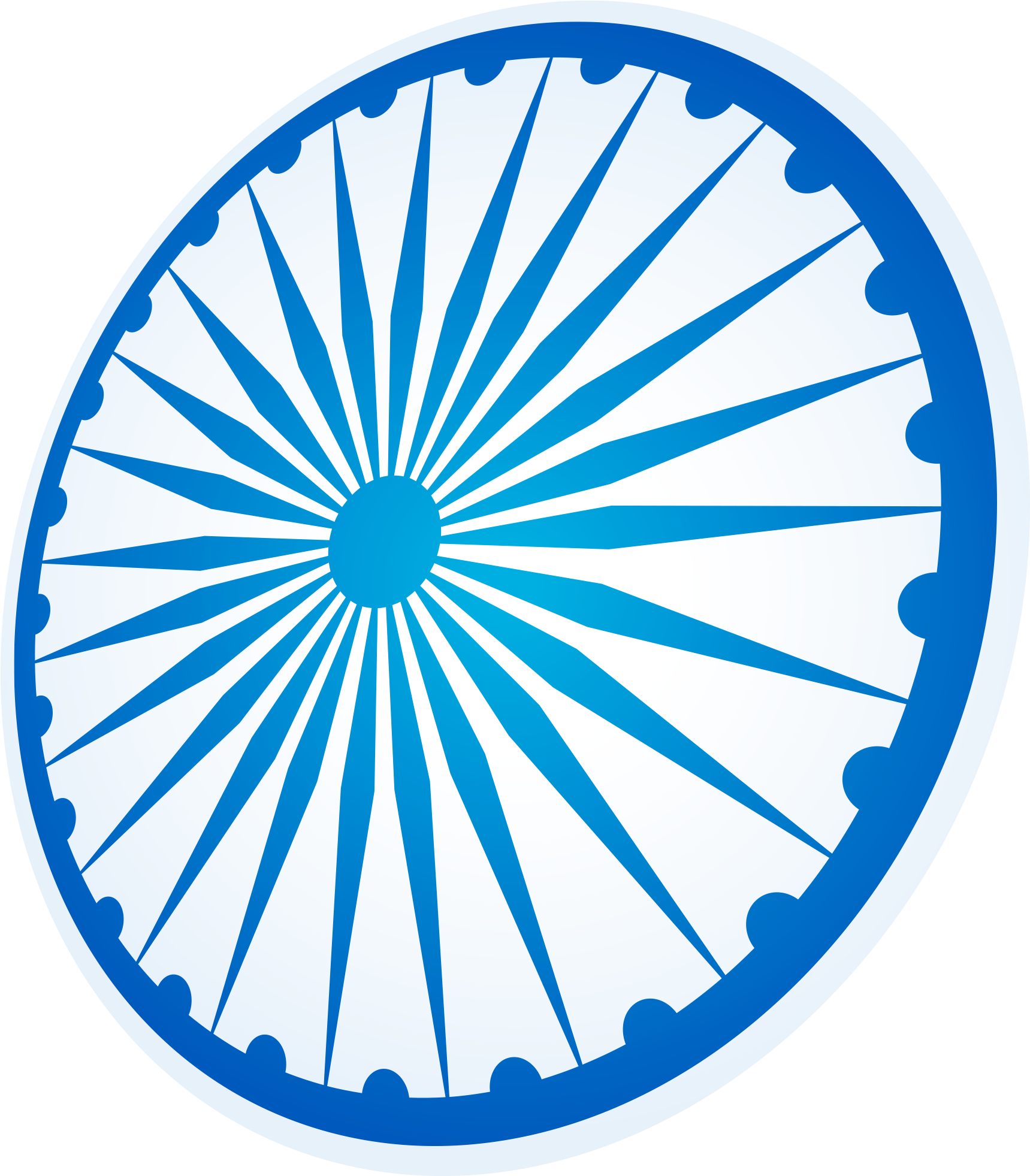 India Flag Vector Png (715x715), Png Download