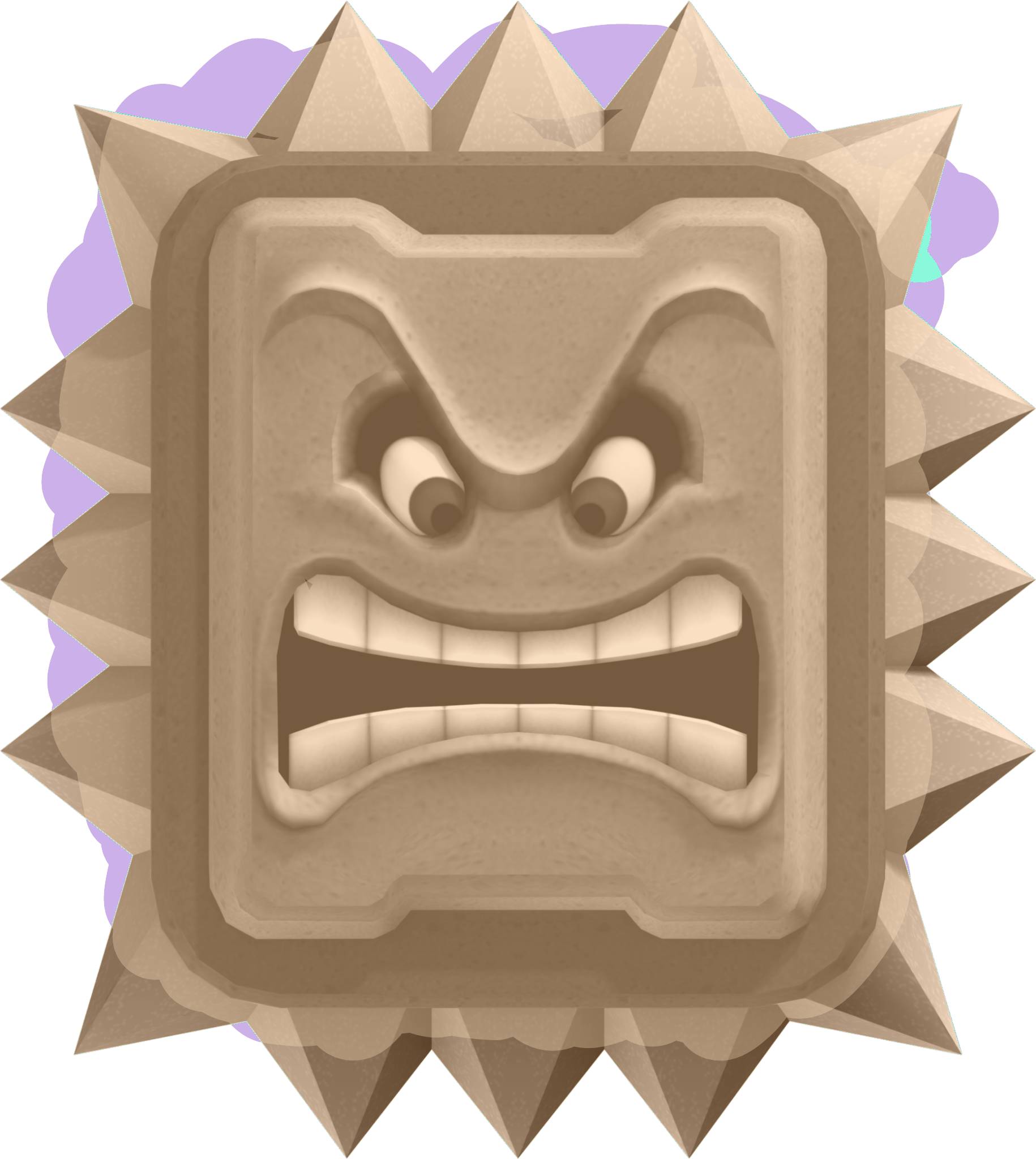Dust Thwomp (1830x2048), Png Download