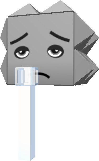 Put A Blockster Under The Thwomp And Make It Hero Tag - Cartoon (768x768), Png Download