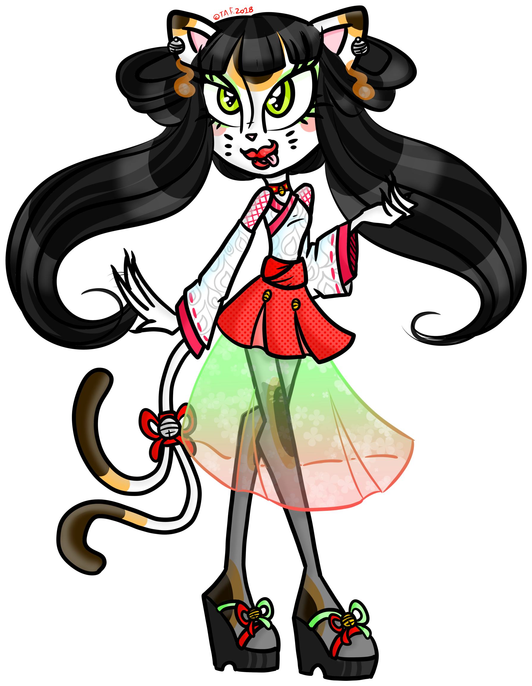 Tamako Koneko - Cartoon (2000x2400), Png Download