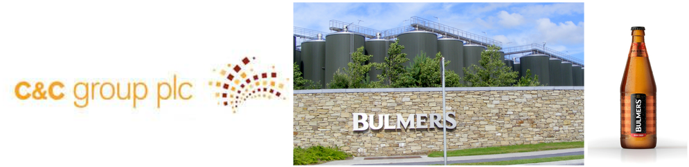 Market-leading Drinks Brands Including Bulmers Original - C&c Group (1100x351), Png Download