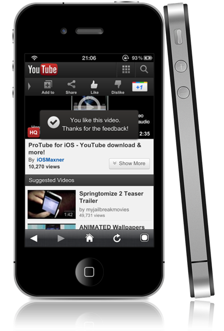 However, Not A Great Deal Has Changed With The App - Aplicacion Para Iphone De Youtube (450x687), Png Download