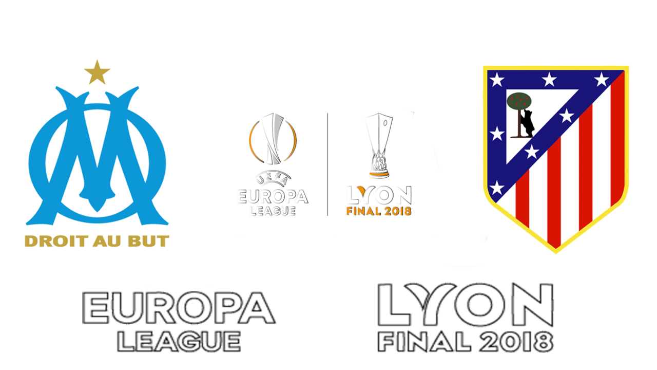 Final Europa League Marsella Vs Atlético De Madrid - Finał Ligi Europy 2018 (1280x720), Png Download