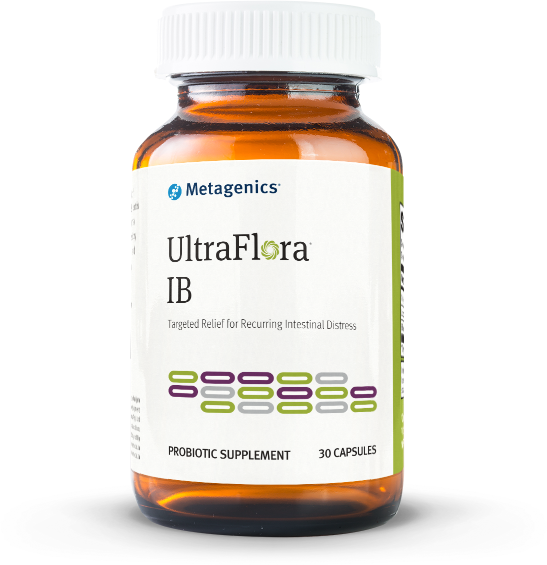 Ultra Flora Ib - Metagenics - Ultraflora Immune Booster - 30 Capsules (1181x1181), Png Download
