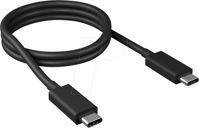 1 Cable, C Male To C Male, 4k, - Usb-c (772x498), Png Download