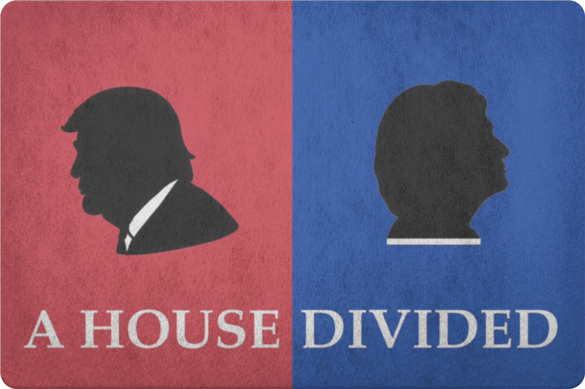 Donald Trump Hillary Clinton House Divided Welcome - American Institute For Economic Research (2000x2000), Png Download