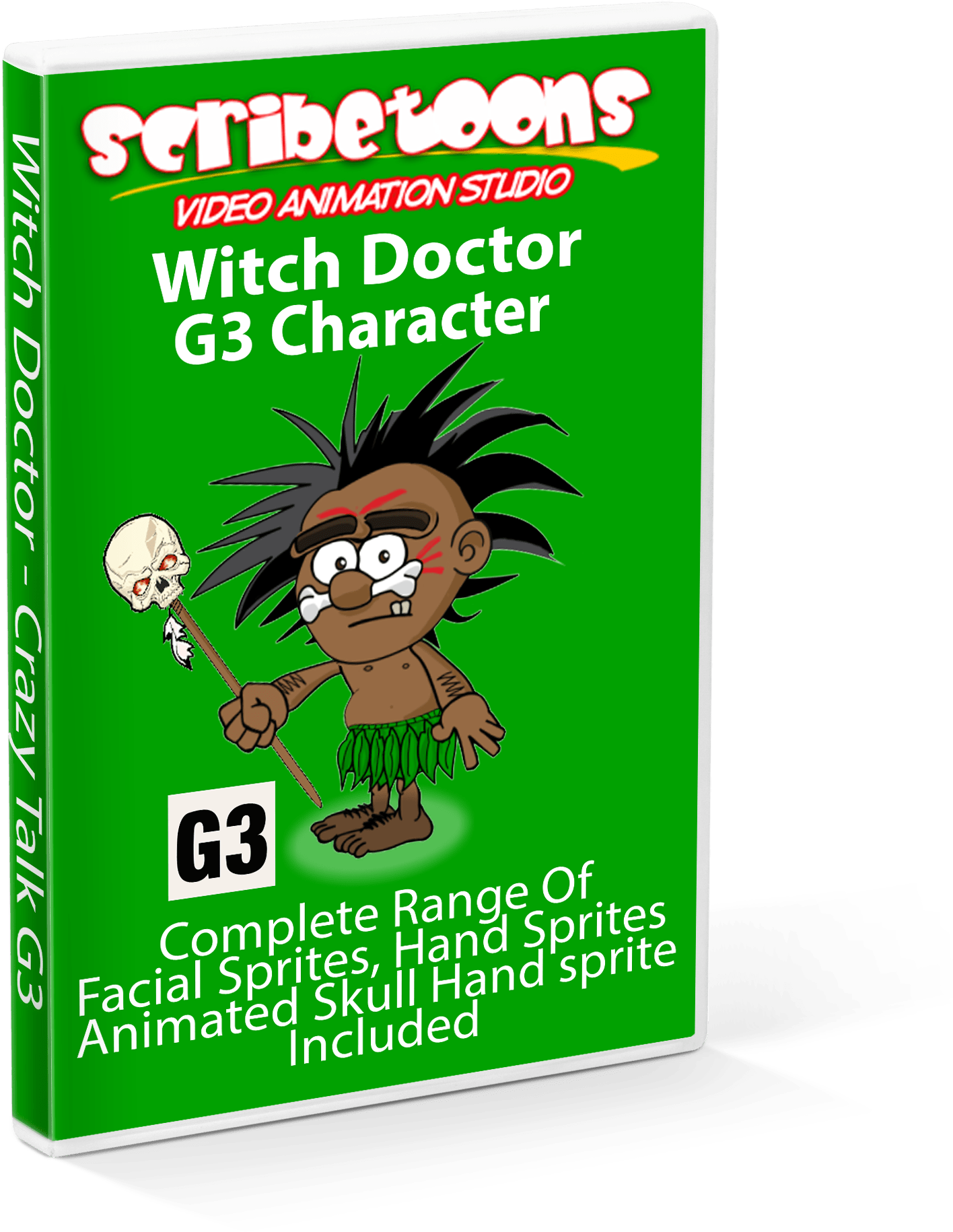 Witch Doctor G3 Character - Weather Channel (1688x2148), Png Download