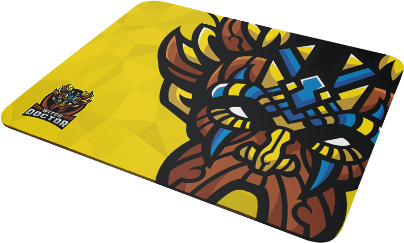 Witch Doctor Gaming Mousepad - Motif (1000x1000), Png Download