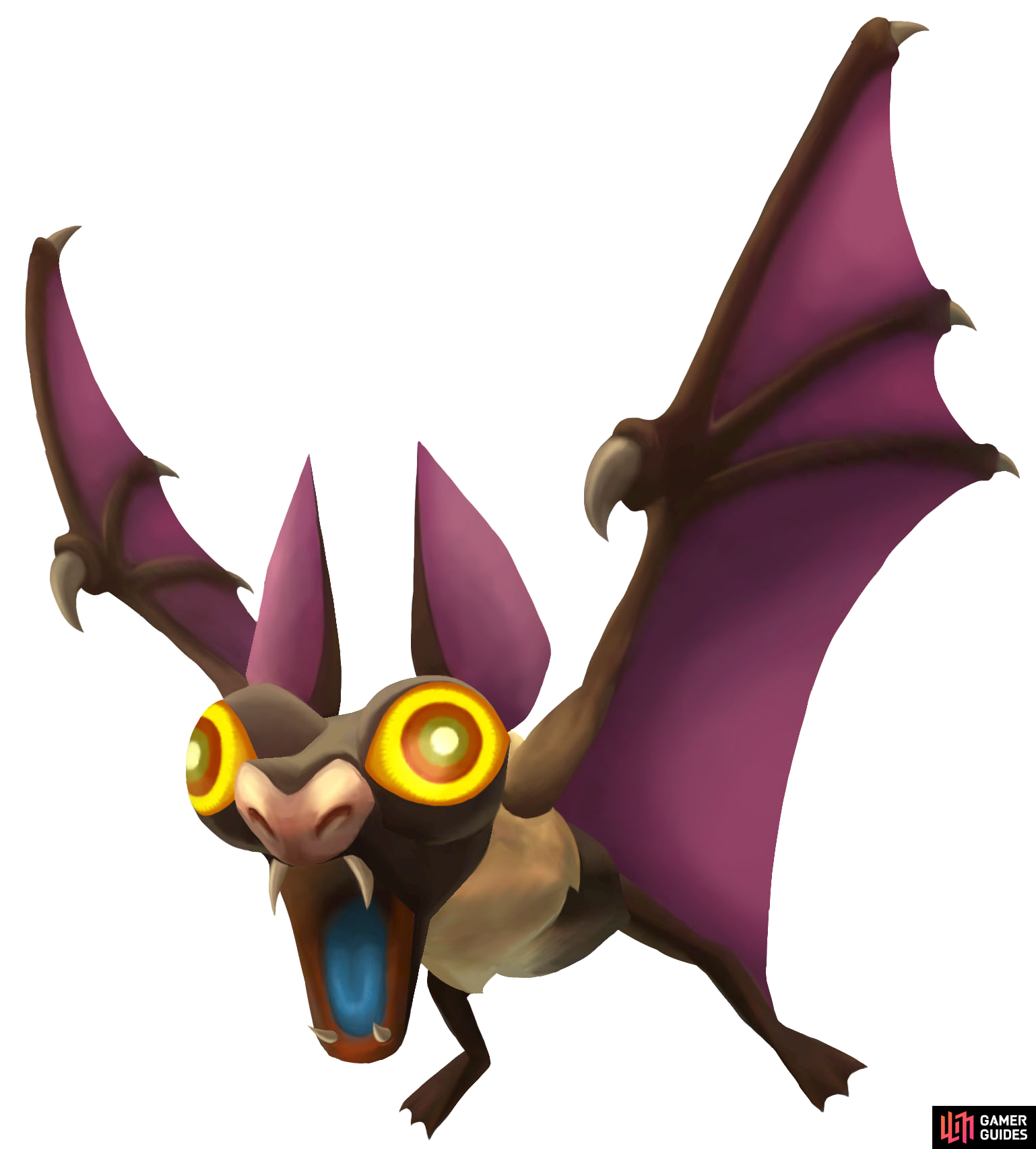 Monster Claws, Rupees, Hearts - Skyward Sword Keese (1538x1705), Png Download