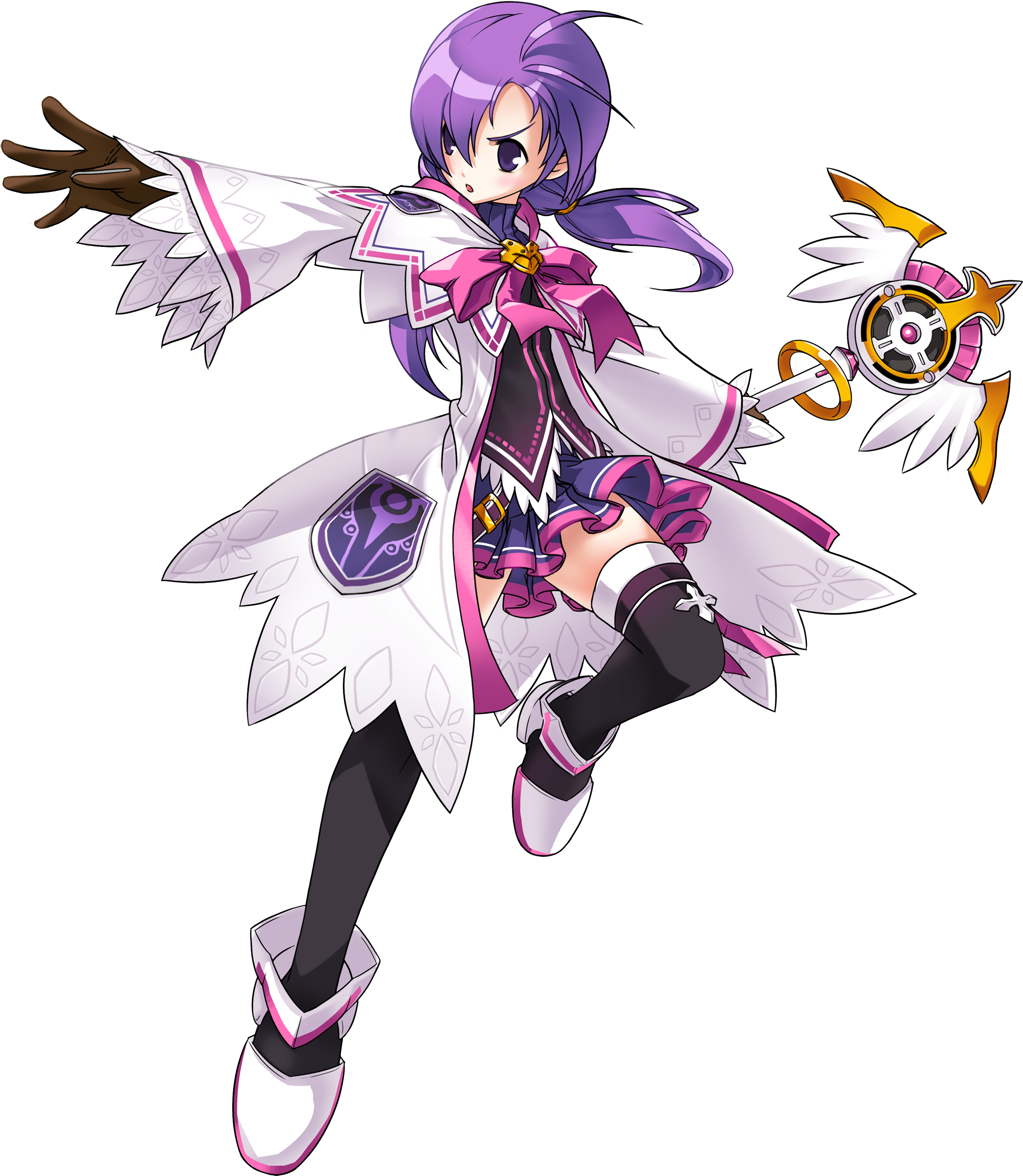 Elsword Aisha And Elsword - Mage Loli (2977x3534), Png Download