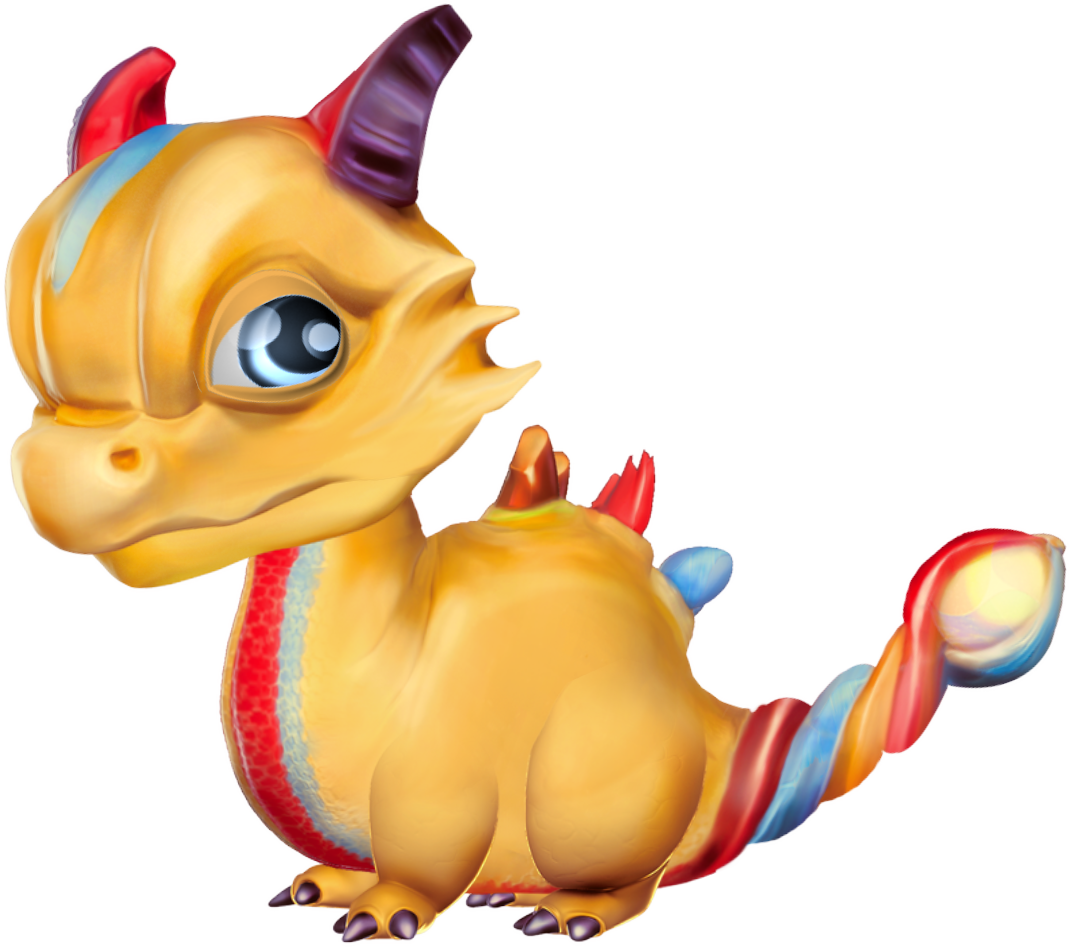 Elemental Dragon Baby (1070x947), Png Download