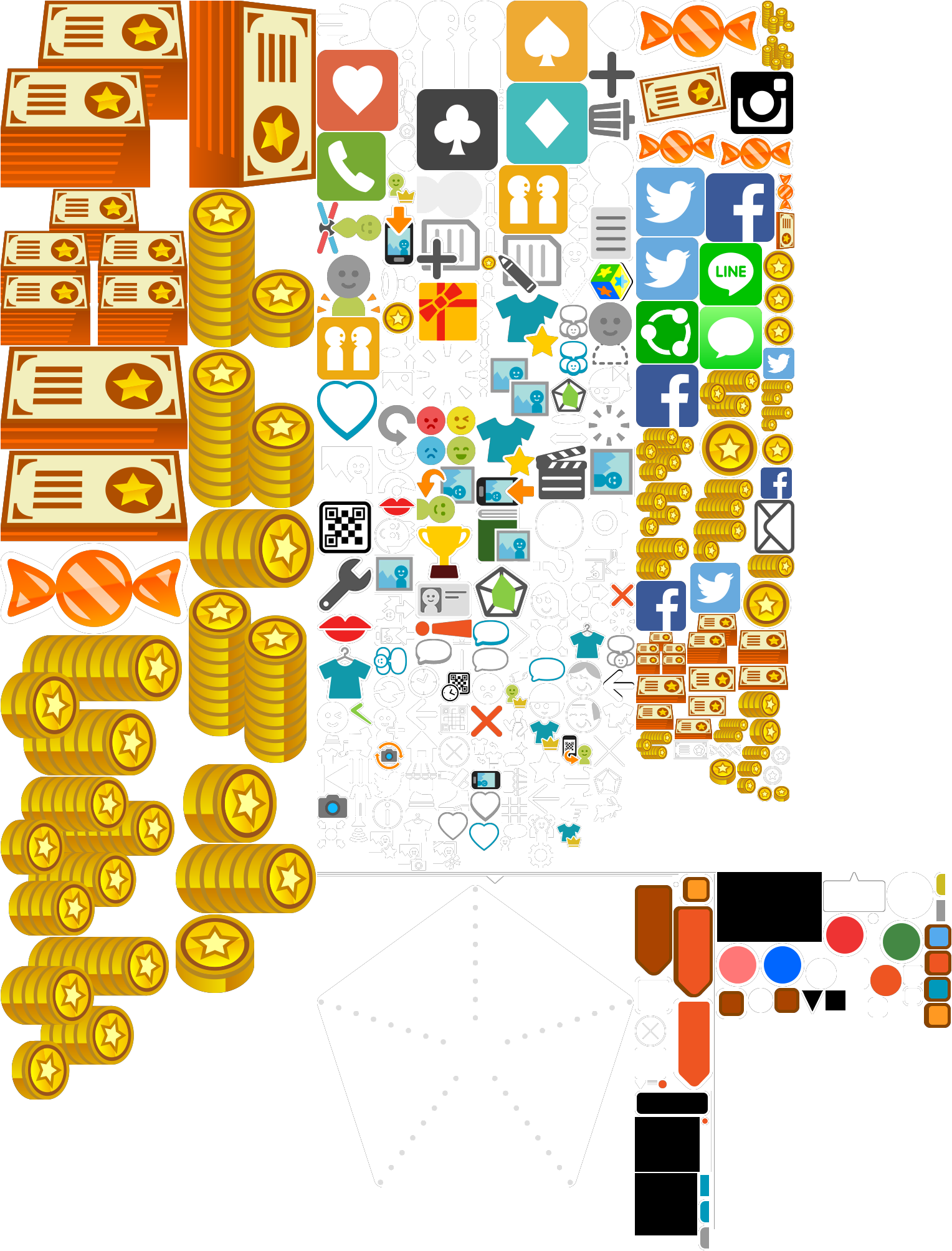 Click For Full Sized Image Icons - Miitomo Icons (1528x2007), Png Download