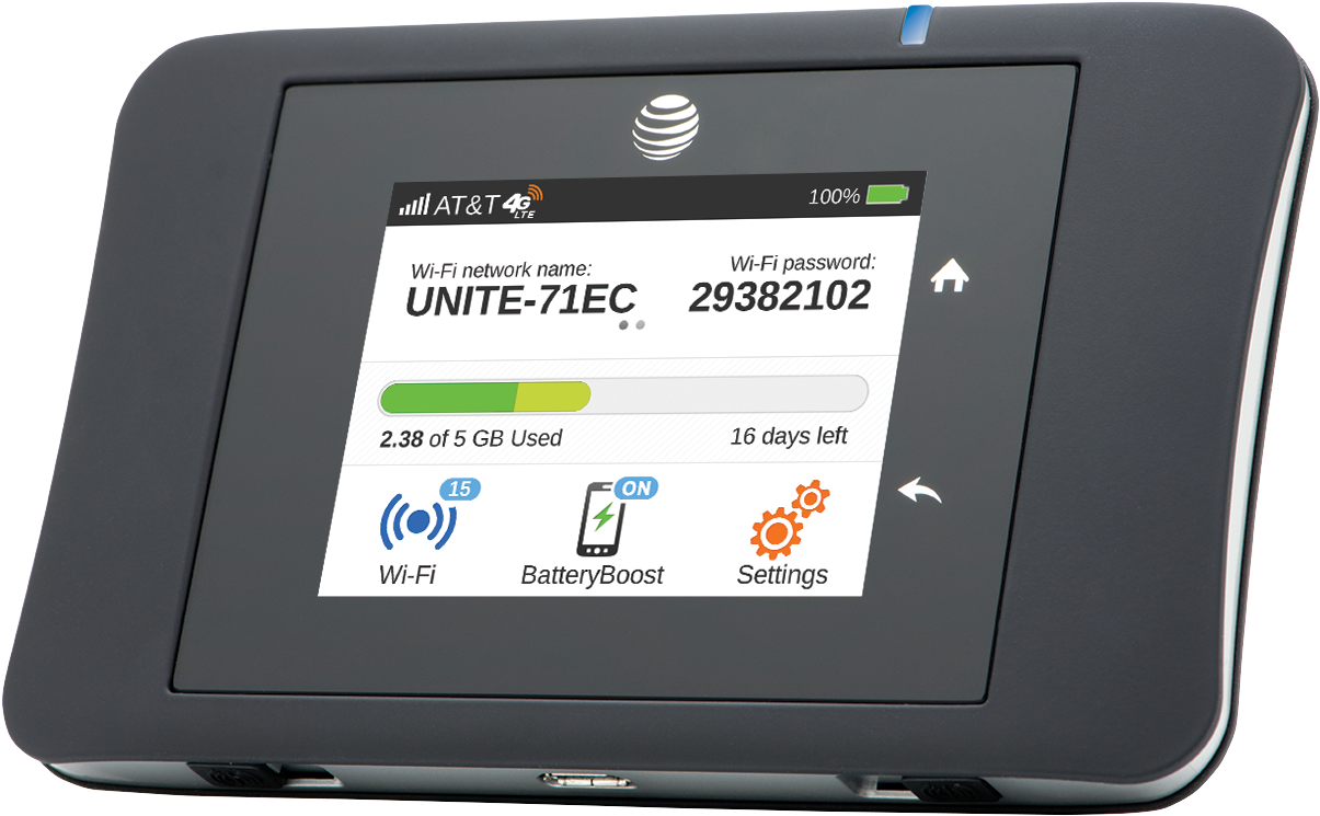 At&t Unite Pro 4g Lte Mobile Wifi Hotspot (at&t) (1569x1047), Png Download