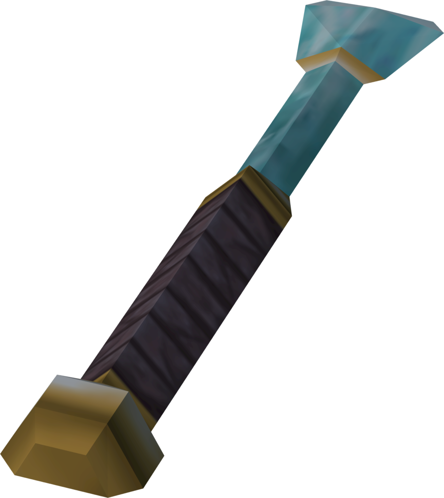 The Crystal Chisel Is A Degradable Chisel That Is Made - Wiki (892x1000), Png Download