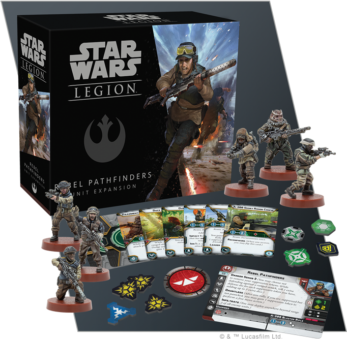 Rebel Pathfinders - Star Wars Legion Stormtroopers Unit Expansion (700x725), Png Download