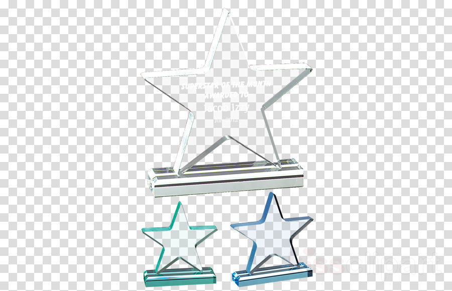 Acrylic Trophy Clipart Poly Acrylic Trophy (900x580), Png Download