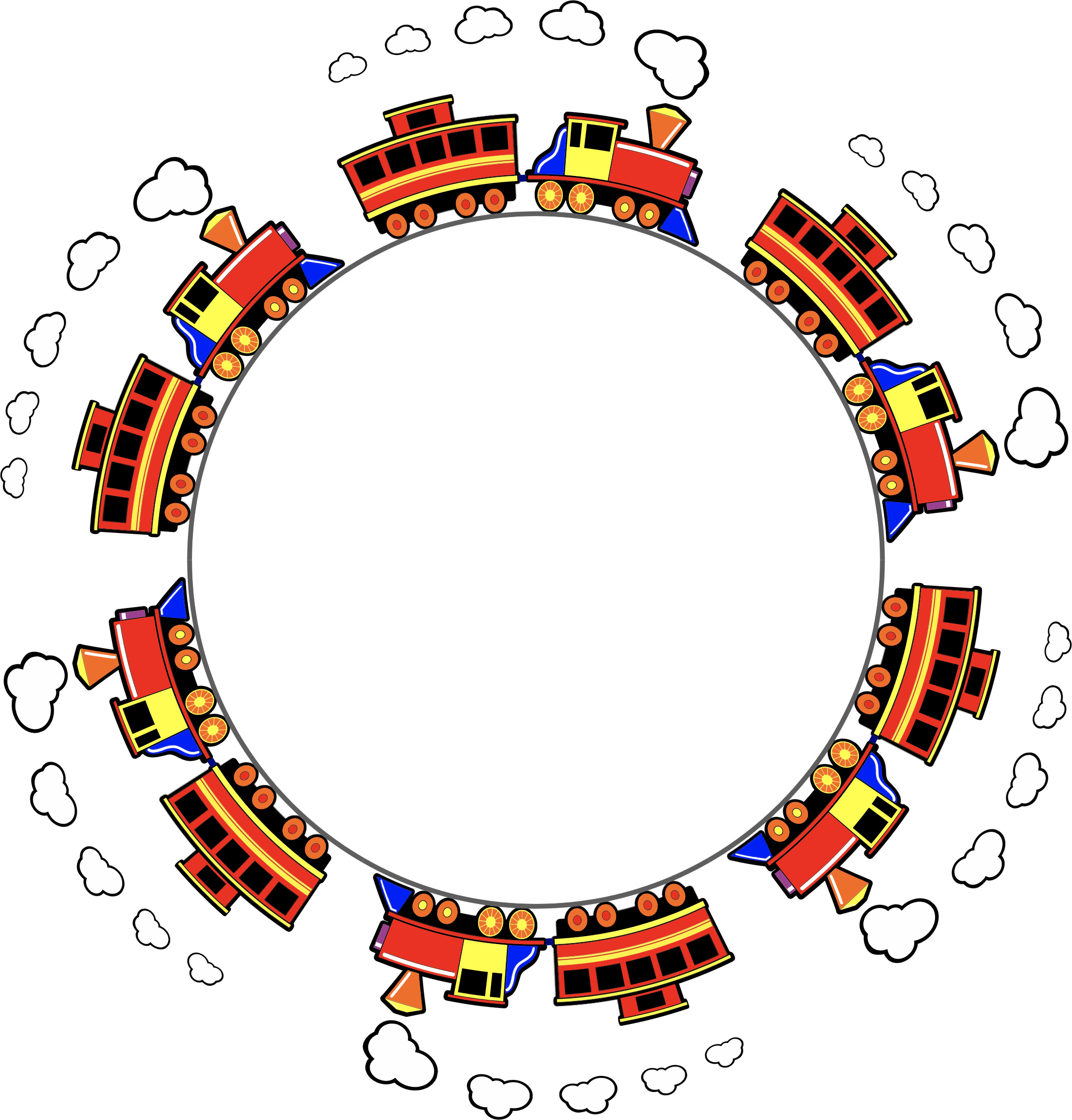 Frame Train (2168x2266), Png Download