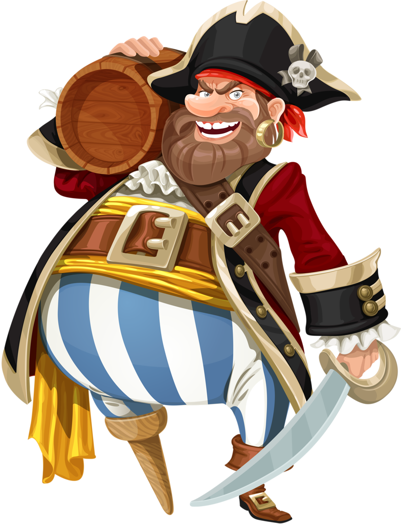 Shutterstock 222654874 [преобразованный] - Drunk Pirate Clip Art (784x1024), Png Download