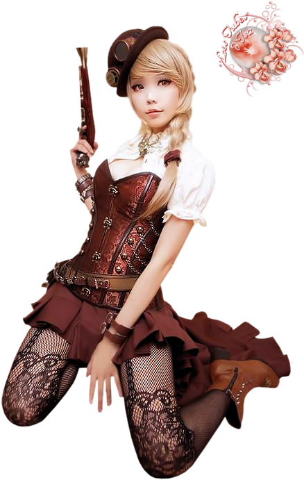 Tube Png Steampunk (473x698), Png Download