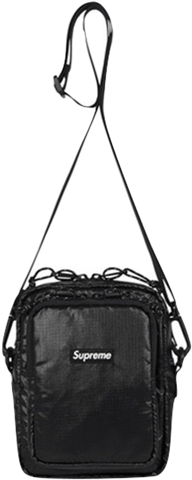 Supreme Fw17 Shoulder Bag - Supreme Shoulder Bag Black (1000x1000), Png Download