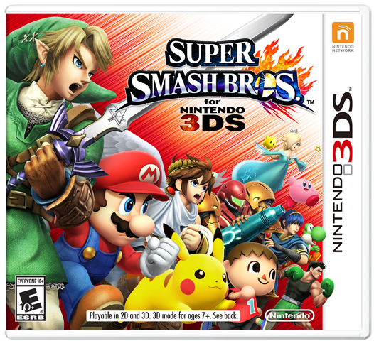 Super Smash Bros - Super Smash Bros For 3ds (640x480), Png Download