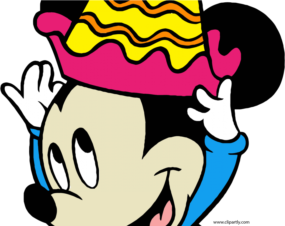 Baby Mickey Party Hat Suprise Clipart Png » Baby Mickey - Baby Mickey Mouse Coloring Pages (968x769), Png Download
