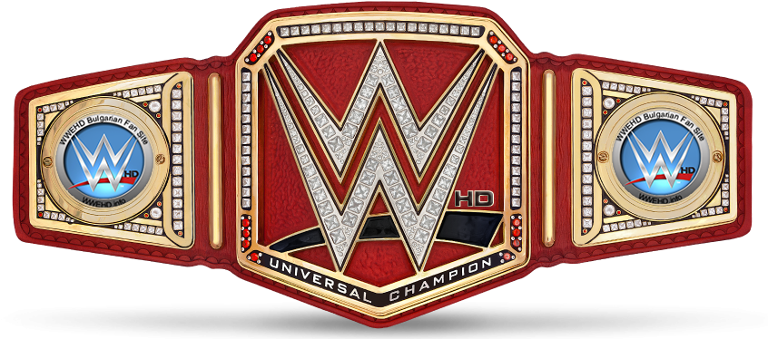 Info/images/wwehd Universal Championship - Universal Championship Belt Wwe (850x387), Png Download