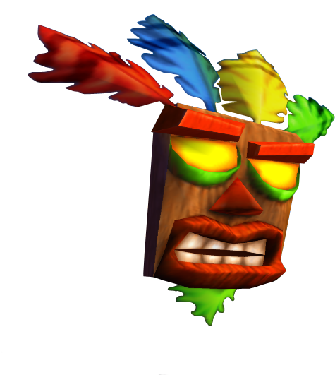 Aku Aku Png (570x560), Png Download