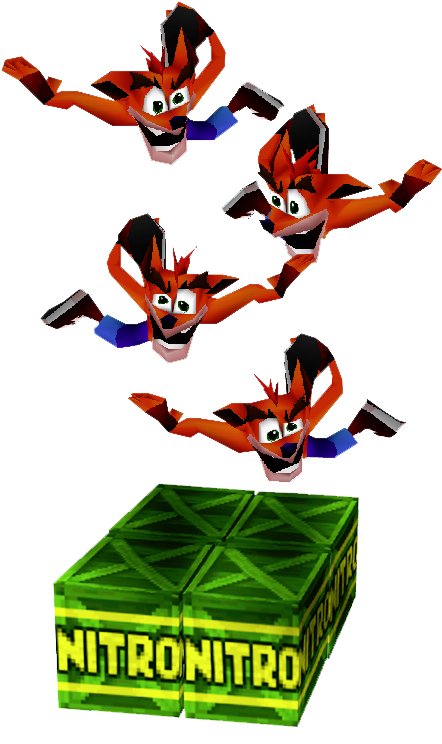 View Samegoogleiqdbsaucenao Tumblr Muqkbhk1f81qfqgb9o1 - Crash Bandicoot Body Slam Nitro (610x818), Png Download