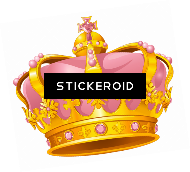 Gold Crown - Queen Princess Crown Clipart (666x604), Png Download