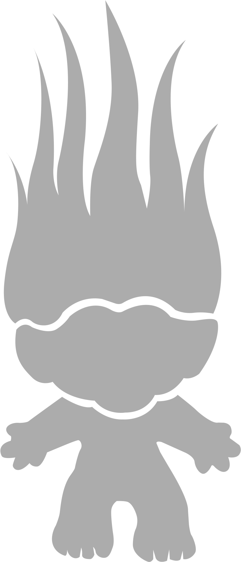 Troll - Illustration (812x1872), Png Download