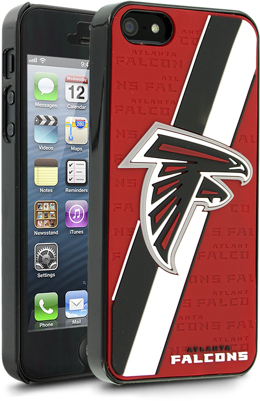 Nfl Atlanta Falcons Hard Case With Logo For Apple Iphone - Atlanta Falcons Georgia Bulldogs (800x800), Png Download