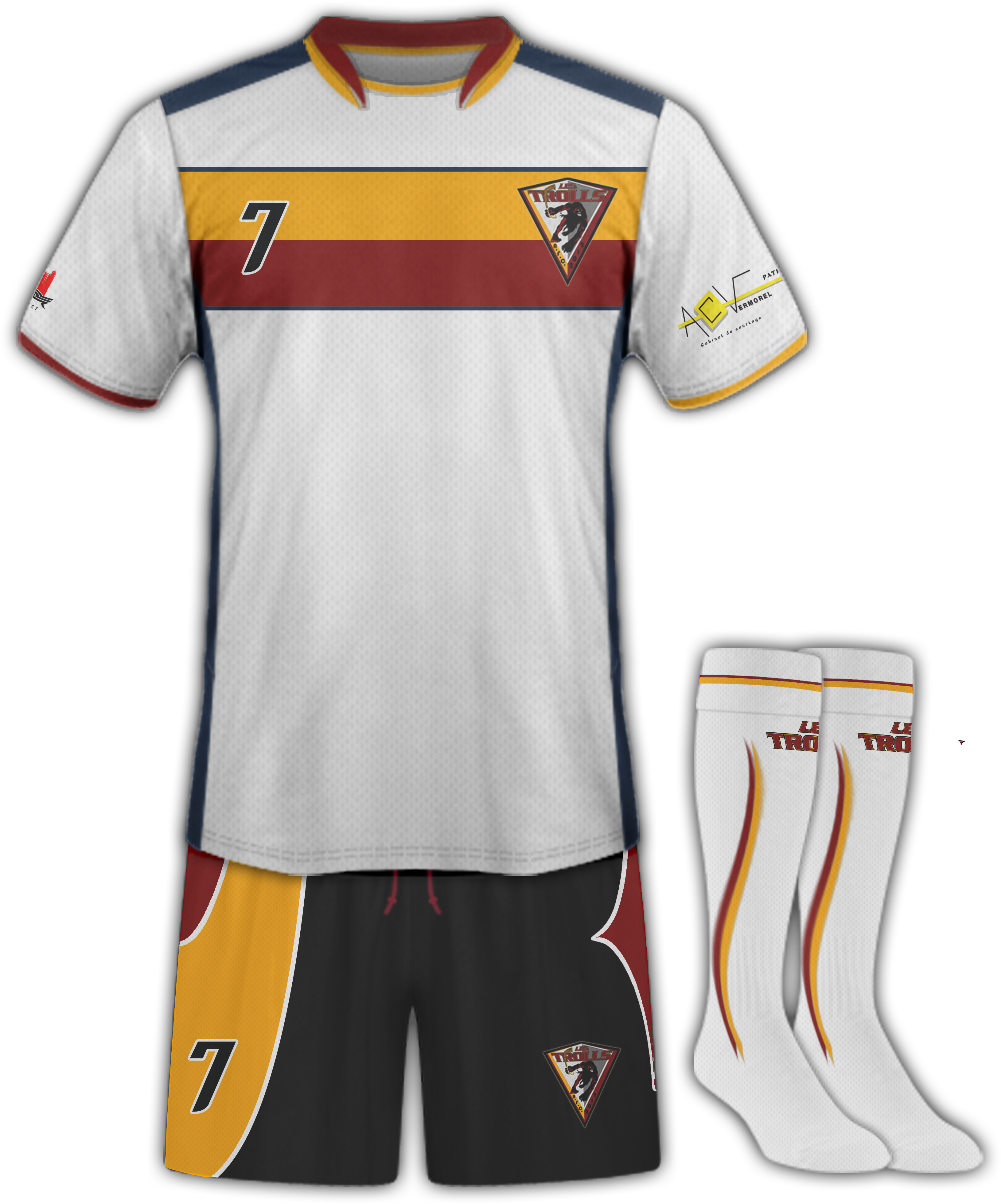 Maillot Troll Away Front Short Socks- V3 (3543x4724), Png Download