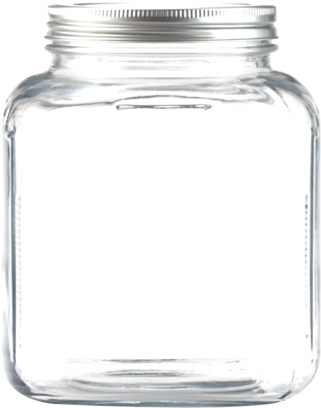 Jar Png Image - Glass Bottle Transparent Background (800x899), Png Download