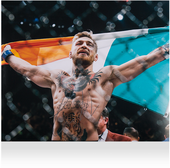 Mcgregor And Irish Flag (650x665), Png Download