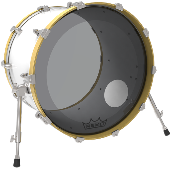 Powerstroke® P3 Colortone™ Smoke Image - Remo Powerstroke 3 Black Suede (600x600), Png Download