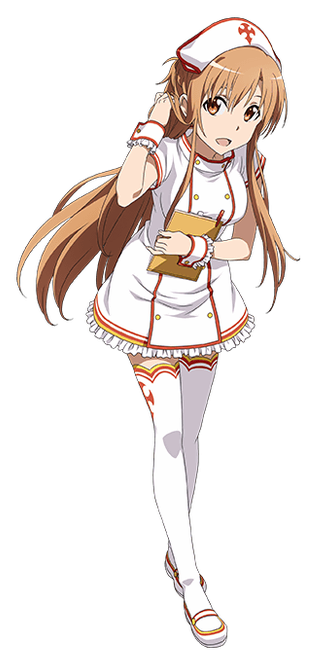 Download Asuna As A Nurse Sword Art Online Yuuki Asuna Nurse Clothes Dress Cosplay Png Image With No Background Pngkey Com