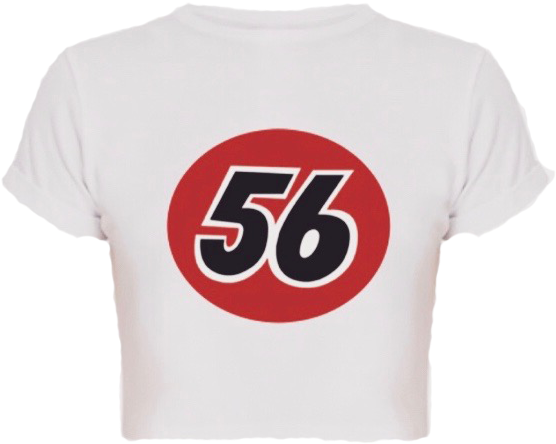 56 Logo Women's Crop Top - Portable Network Graphics (588x746), Png Download