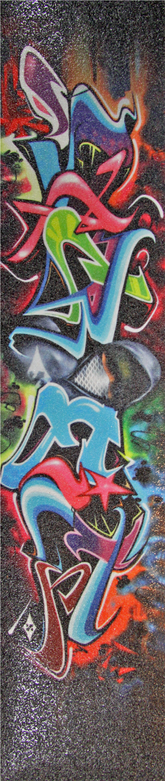 Home>shop>sacrifice Scooters>scooter Parts>grip Tape>sacrifice - Sacrifice Graffiti Scooter Griptape (3000x3000), Png Download