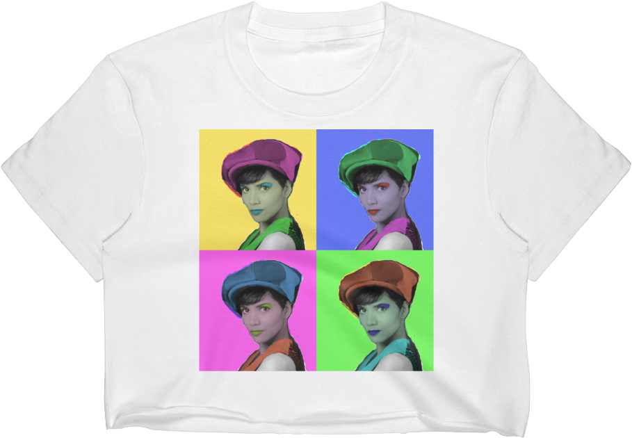 Halle Berry Women's Crop Top By Hashim Lafond - Women's Crop Top (1000x1000), Png Download