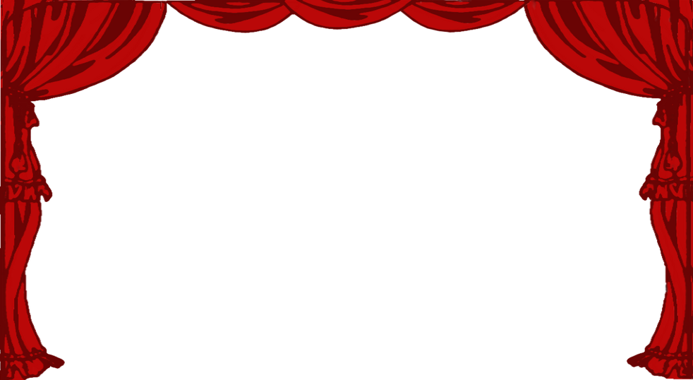 Stage Curtains Png Clipart By Clipartcotttage-d7cb83h - Curtain Borders (982x538), Png Download