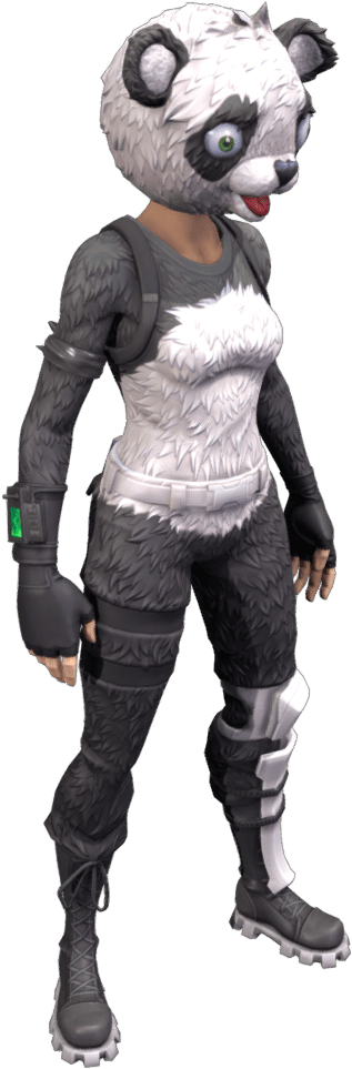 Panda Team Leader Fortnite Skin - Panda Fortnite Costume (1920x1080), Png Download